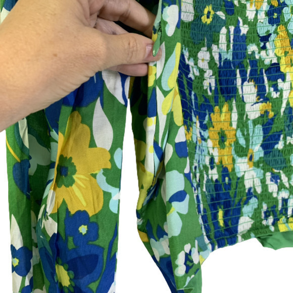 WALTER BAKER Green Disco Floral Kimora Crop Top -‎ NWT - Picture 9 of 15